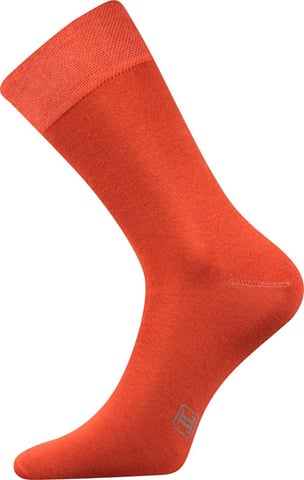 Barevné společenské ponožky Lonka DECOLOR rezavá 39-42 (26-28)