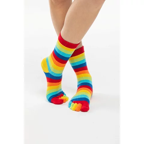 Prstové ponožky PRSTAN-A 10 rainbow