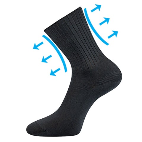 Zdravotní ponožky DIARTEN tmavě šedá 41-42 (27-28)