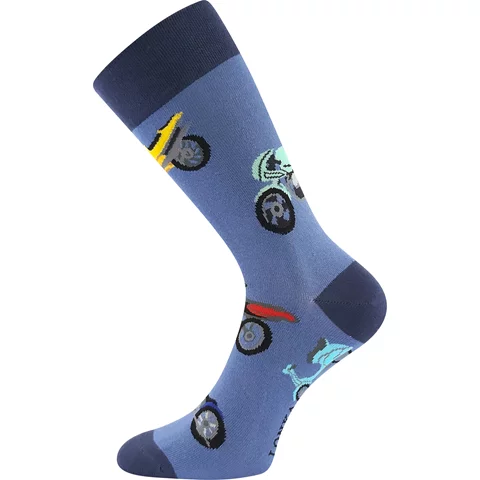 Trendy společenské ponožky DEPATÉ Sólo moto 2