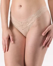 Dámská bambusová krajková tanga GINA 15009P