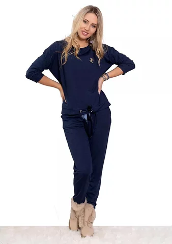 Dámské kalhoty SP0003 HAJDAN granát (modrá) 3XL