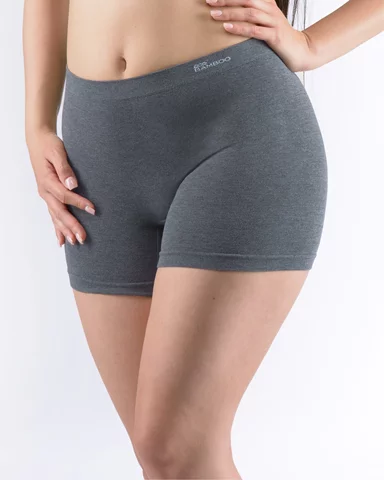 Dámské kalhotky s nohavičkou GINA 03018P šedá bílá XL/XXL