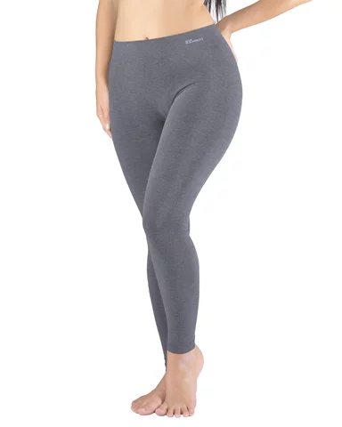 Dámské/pánské legíny dlouhé GINA 95031P šedá bílá S/M