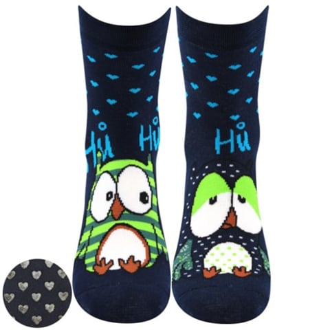 Ponožky PRUHANA ABS 12 tmavě modrá