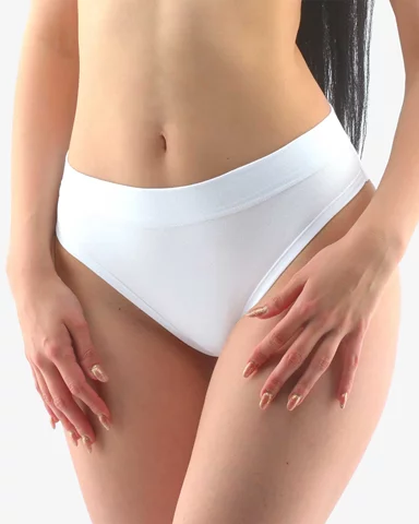 Dámské kalhotky klasické s úzkým bokem GINA 10252P bílá XL/XXL