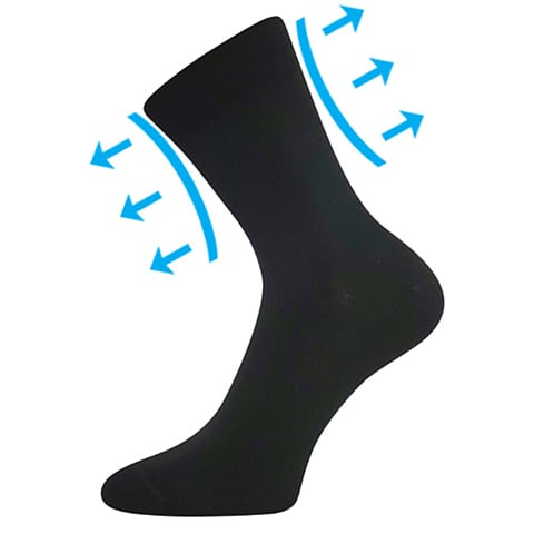 Ponožky Lonka DRMEDIK černá 43-46 (29-31)