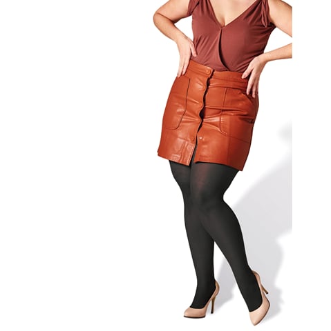 Punčochové kalhoty POSITIVE tights 20 DEN nadměrné NERO (černé)