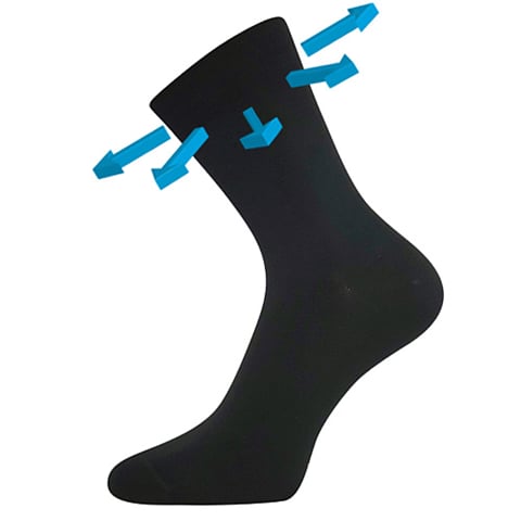 Ponožky Lonka DRBAMBIK černá 43-46 (29-31)