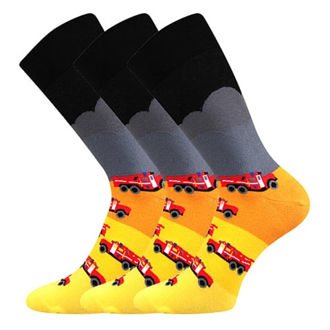 Společenské ponožky Lonka TWIDOR hasiči 43-46 (29-31)