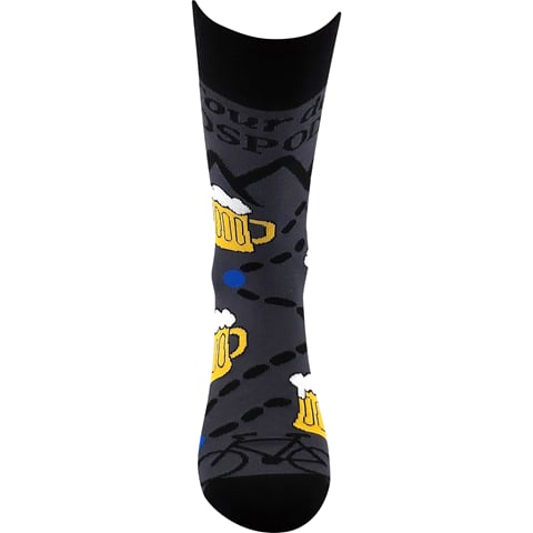 Pánské ponožky s pivem VoXX LETOUR design 1
