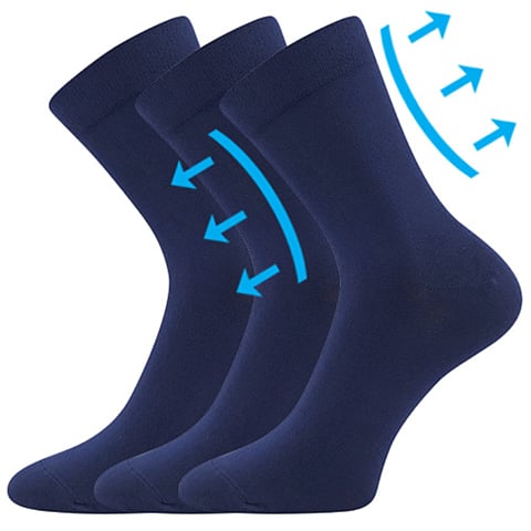 Ponožky Lonka DRMEDIK tmavě modrá 43-46 (29-31)
