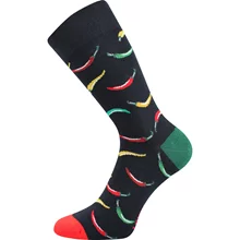 Trendy společenské ponožky DEPATÉ Sólo papričky