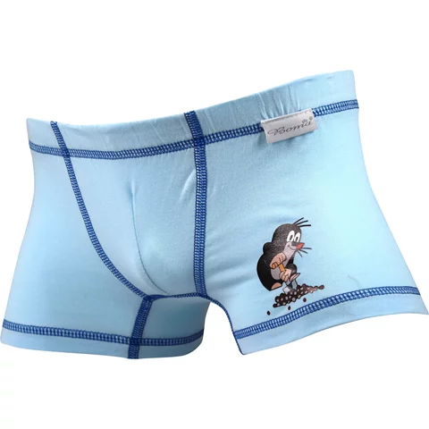 Chlapecké boxerky s Krtečkem KR 003 světle modrá