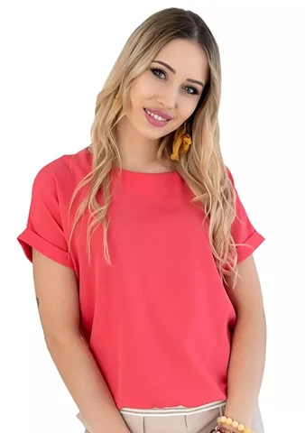 Dámská halenka 1177 HAJDAN koral (coral) XXL