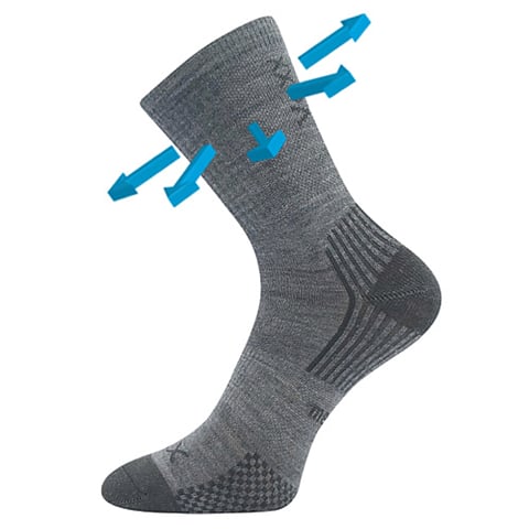 Dětské ponožky VoXX OPTIMALIK světle šedá 30-34 (20-22)
