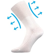 Zdravotní ponožky ZDRAVAN bílá