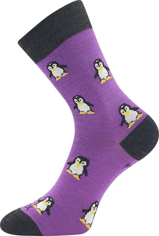 Dámské ponožky VoXX SNĚŽENKA fialová 39-42 (26-28)