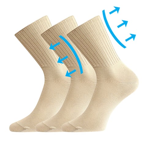 Zdravotní ponožky DIARTEN béžová 41-42 (27-28)