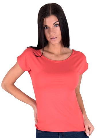 Dámské tričko Kiti Limited BABELL koral (coral) 3XL