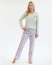 Dámské pyžamo dlouhé GINA 19157P