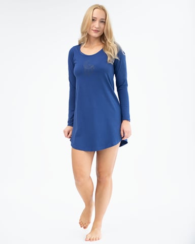 Dámské maxitriko dlouhý rukáv GINA 19135P