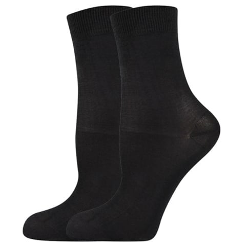 Dámské punčochové ponožky COTTON socks 60 DEN nero