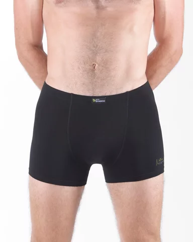 Pánské boxerky s kratší nohavičkou GINO 73129P černá olivová XL/XXL