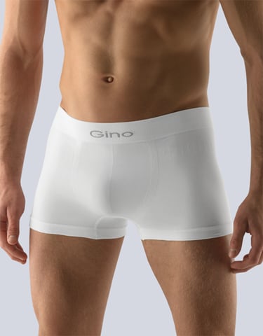 Pánské boxerky s kratší nohavičkou GINO 53000P bílá M/L