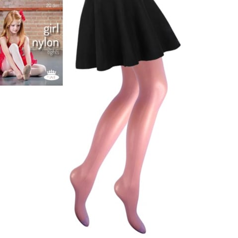 Dívčí punčochové kalhoty GIRL NYLON TIGHTS 20 DEN violet