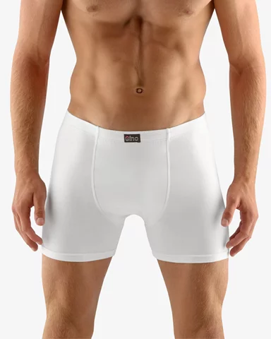 Pánské boxerky s delší nohavičkou GINO 74086P bílá XXL/3XL