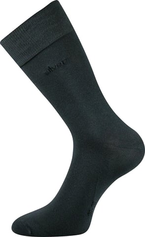 Společenské ponožky Lonka DESILVE tmavě šedá 47-50 (32-34)
