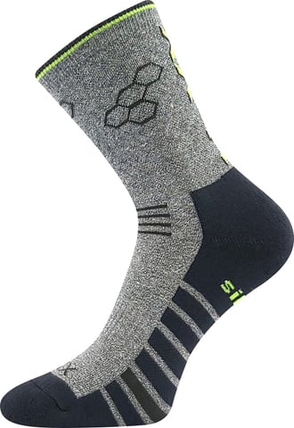Ponožky VoXX VIRGO světle šedá melé 39-42 (26-28)