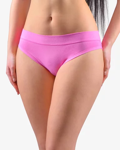 Dámské kalhotky s širokým bokem GINA 16152P pink XS/S