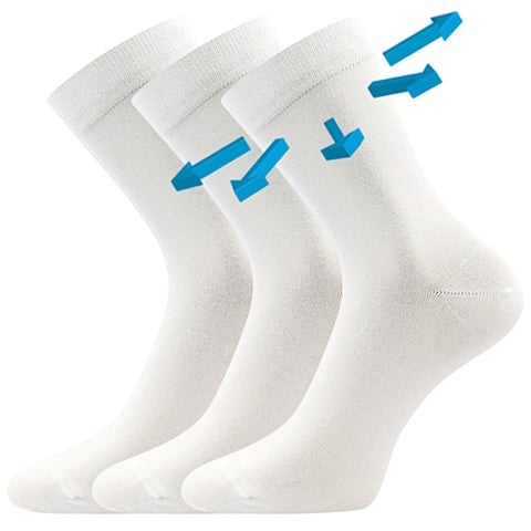 Ponožky Lonka DRBAMBIK bílá 43-46 (29-31)