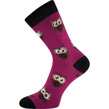 Dámské ponožky VoXX BUBO fuxia