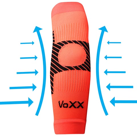 Kompresní návlek VOXX Protect loket neon oranžová L-XL