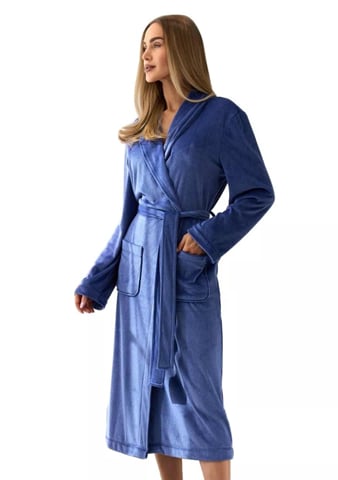 Dámský župan Gil long navy L&L