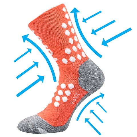 Kompresní ponožky VoXX FINISH lososová 35-38 (23-25)