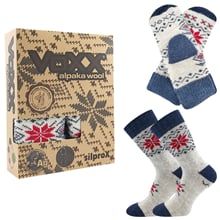 Dárková krabička ponožek a palčáků VoXX ALTA SET režná