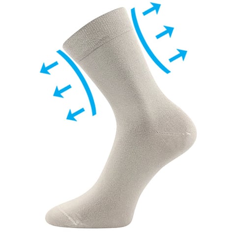 Ponožky Lonka DRMEDIK světle šedá 39-42 (26-28)