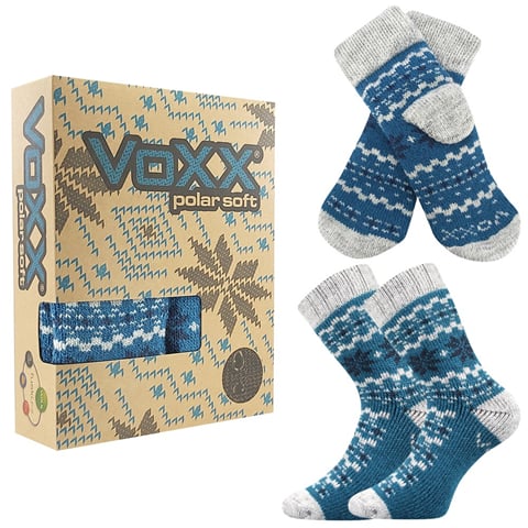 Ponožky VoXX TRONDELAG set petrolejová