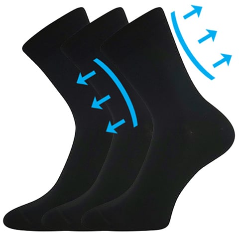 Ponožky Lonka DRMEDIK černá 39-42 (26-28)