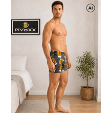 Pánské boxerky Kevin PiVoXX pivo velké šedá