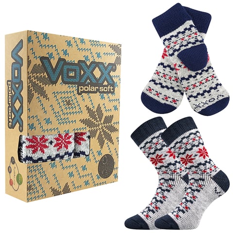 Ponožky VoXX TRONDELAG set světle šedá melé 35-38 (23-25)