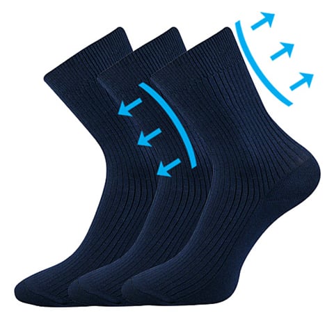Ponožky VIKTOR tmavě modrá 46-48 (31-32)