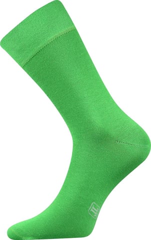 Barevné společenské ponožky Lonka DECOLOR světle zelená 43-46 (29-31)