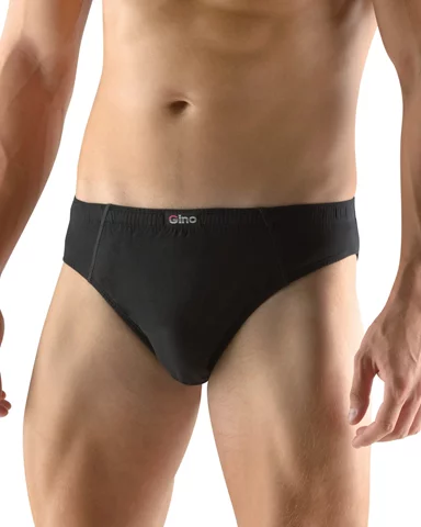 Pánské slipy s úzkým bokem GINO 70058P černá XL/XXL