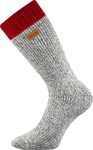 Nejteplejší termo ponožky VoXX HAUMEA tmavě červená 39-42 (26-28)