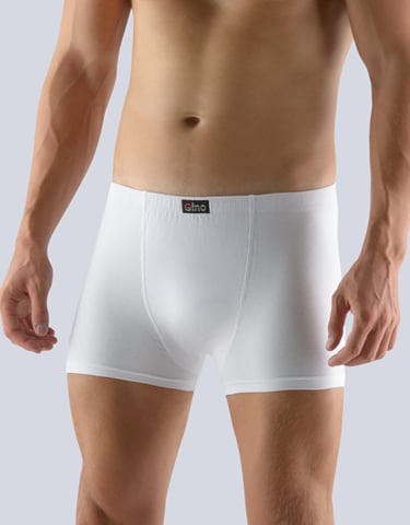 Pánské boxerky s kratší nohavičkou GINO 73068P bílá M/L